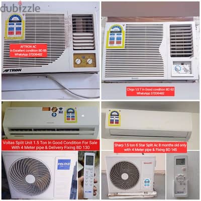 AFTRON 1.5 ton window ac and other acs for sale with fixing