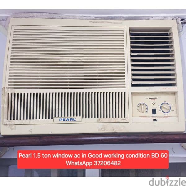 AFTRON 1.5 ton window ac and other acs for sale with fixing 7