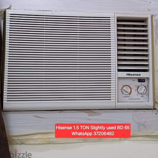 AFTRON 1.5 ton window ac and other acs for sale with fixing 9