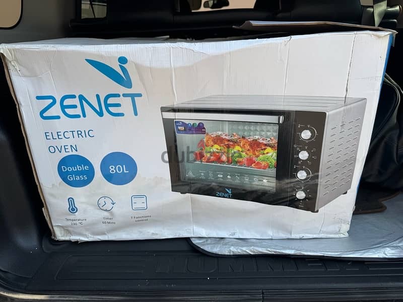 BRAND NEW ZENET 80 LTR DOUBLE GLASS MICRO OVEN 1