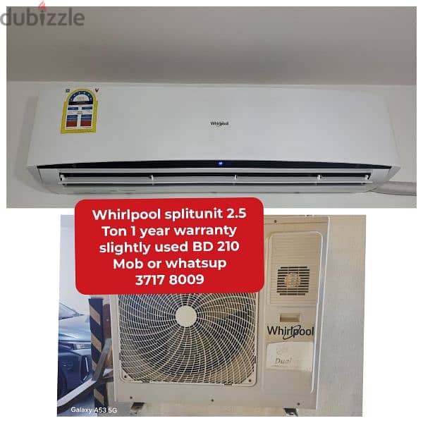 variety of splitunit window Ac fridge washing for sale 14