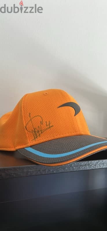 Lando Norris and oscar piastri Signed Mclaren f1 cap 1