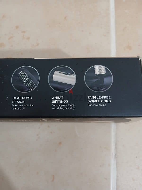 Hair Straightener Brush for Men, 5 BD possible 3