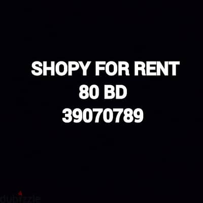 SHOPY FOR RENT