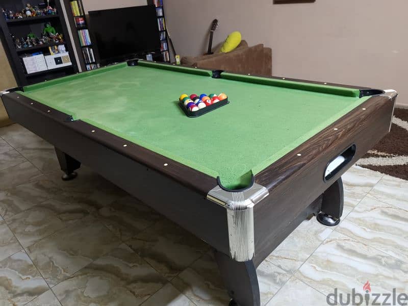 Billiard table used for sale طاولة بلياردو مستخدمة للبيع 0