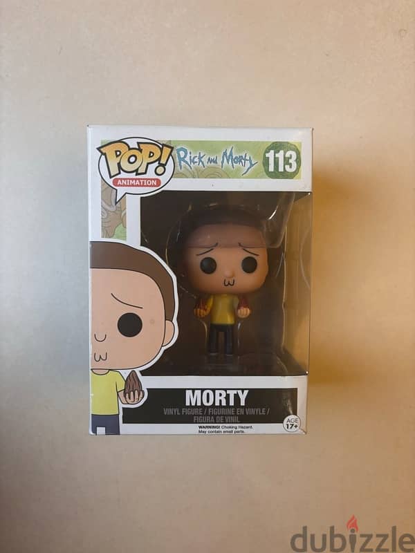 Morty funko pop figure 0