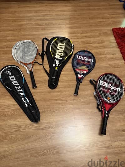 Tennis racquets