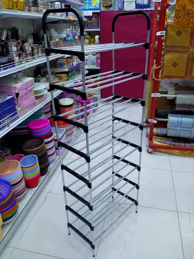 Stainless steel Shoe Rack 8 Lyer