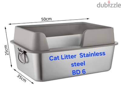 cat litter box stainless steel