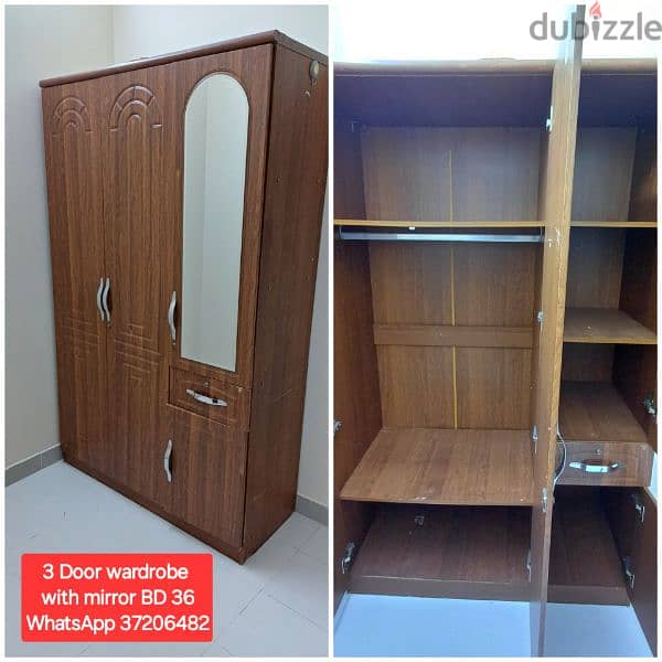 4 Door wardrobe and other items for sale with Delivery 6