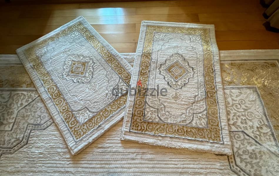 Turkish Carpets Set of 4, New, Luxurious-look, Silk-Touch, Ex. Offer 9