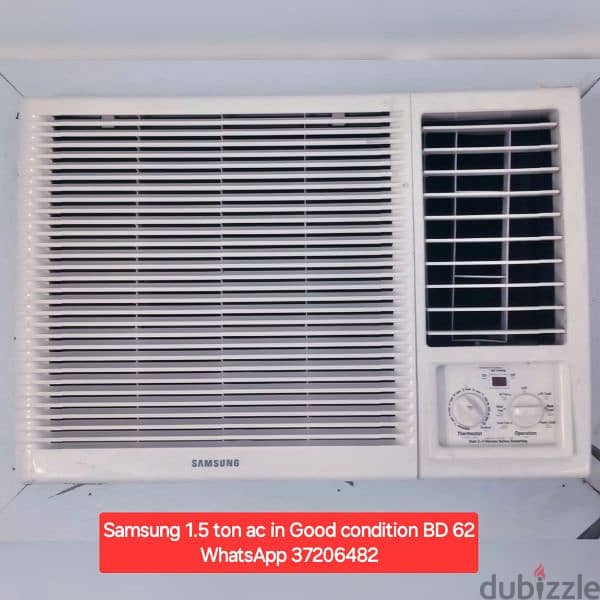 Pearl 2 ton split ac and other items for sale with Delivery fixing 1