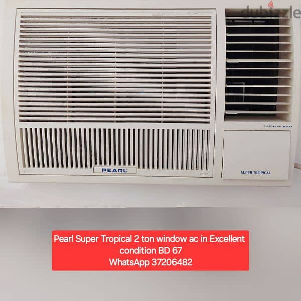 Pearl 2 ton split ac and other items for sale with Delivery fixing 6