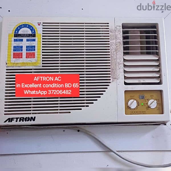 Pearl 2 ton split ac and other items for sale with Delivery fixing 7