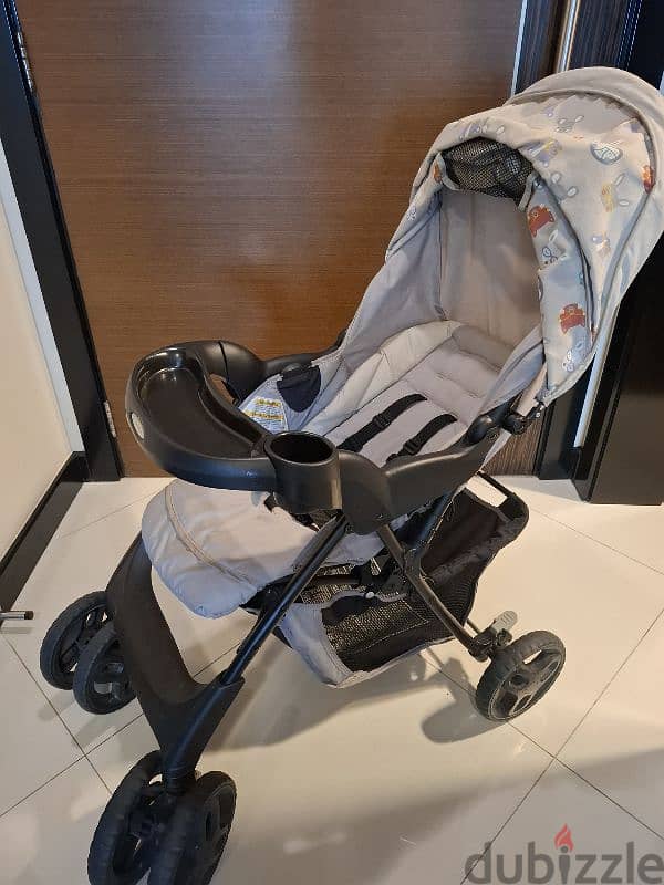 Graco stroller with car seat 3