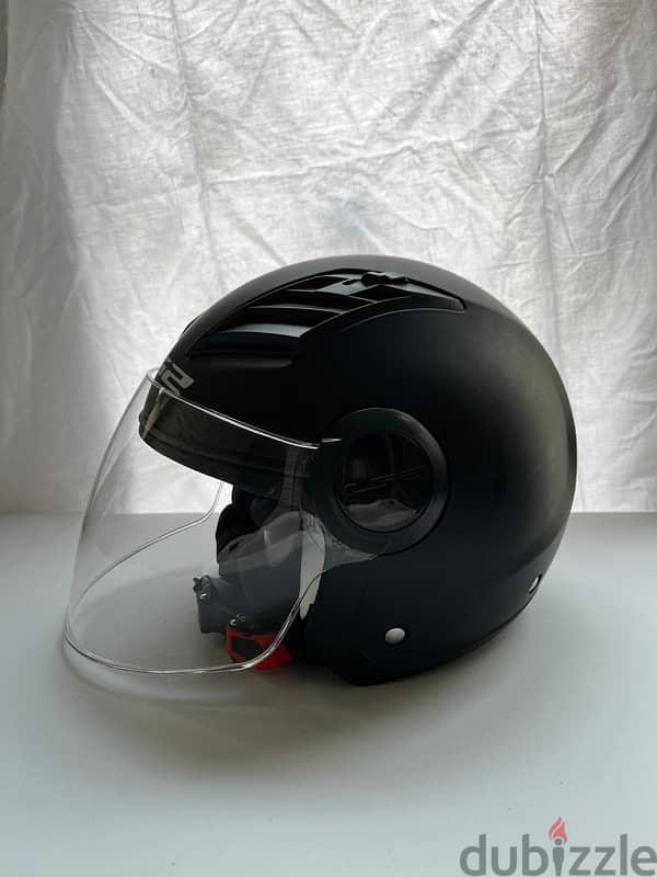 LS2 Helmet OF562 Airflow Matt Black Long (M) 0