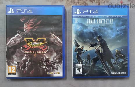 2 PS4 CD - Best Price 2 Player - Final Fantasy FF 15 Street Fighter 5