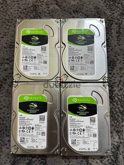 For sale seagate 1tb hardisk lot barley used hdd