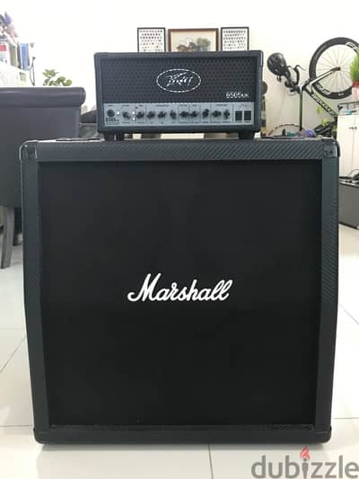 Peavey 6505 MH 20W Head Amps with Marshall cabinet (33899639)