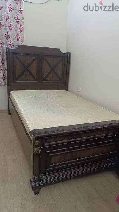 120x200 bed with mattress