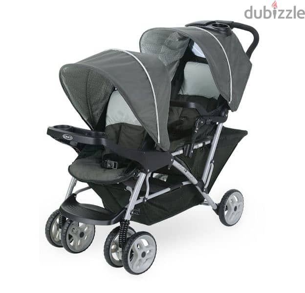 graco double stroller  in excellent condition pickup juffair 2