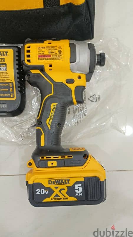 DeWalt cordless Impact Driver DCF809 مفك ديوالت جديد 5