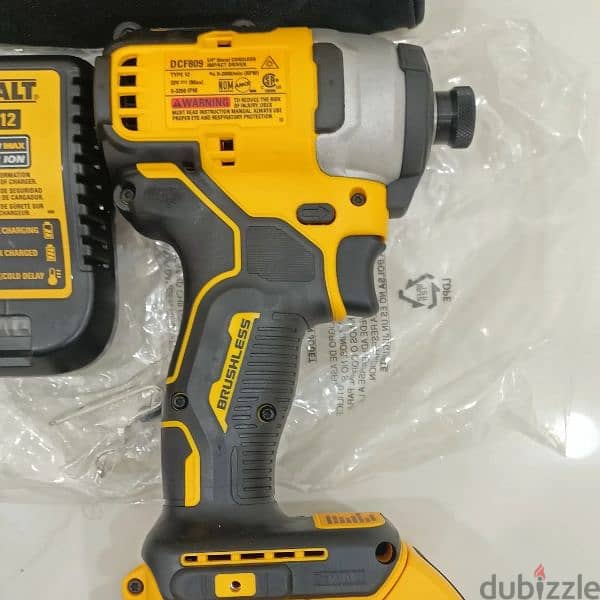 DeWalt cordless Impact Driver DCF809 مفك ديوالت جديد 7