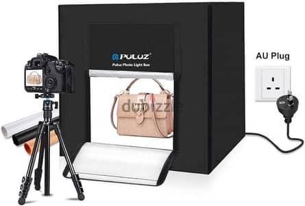 Puluz box studio with three color backgrounds