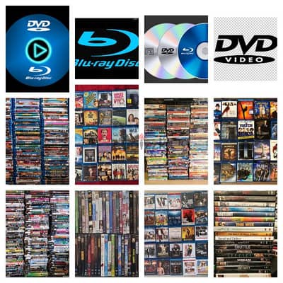 أفلام DVDS و BLU-RAYS