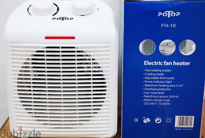 ELECTRIC FAN HEATER NEW 1