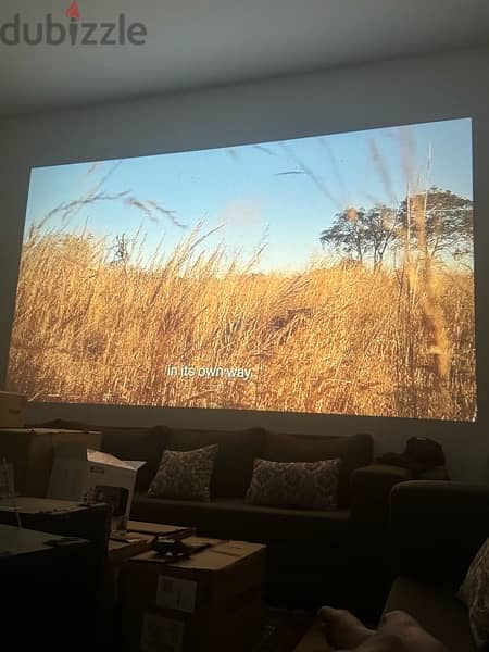 New Andowl Smart Projector Screen With All the Apps And Wifi 2