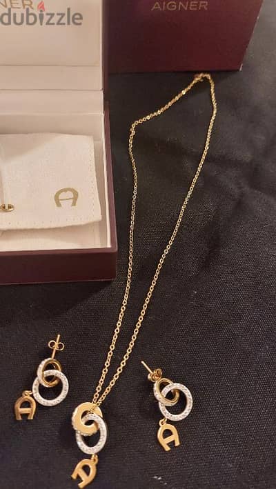 Aigner Necklace and Earrings