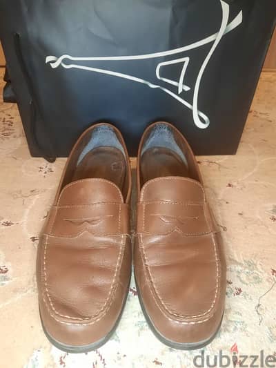 Rockport M76444 Shoes Size 13M Trutech Brown Penny Loafers Walkability