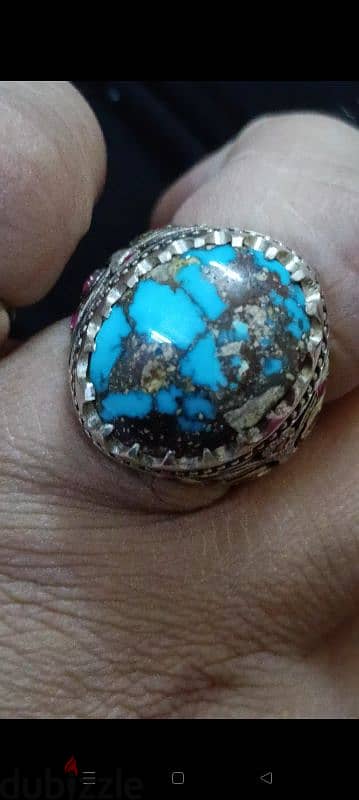 original turquoise stone original irani feroz