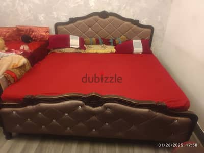 king size bed with mattress for sale