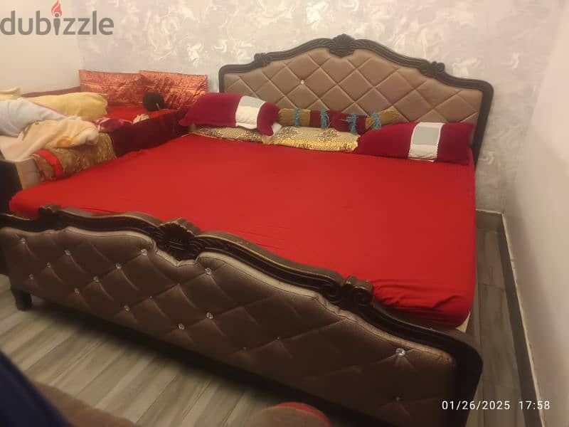 king size bed with mattress for sale 1