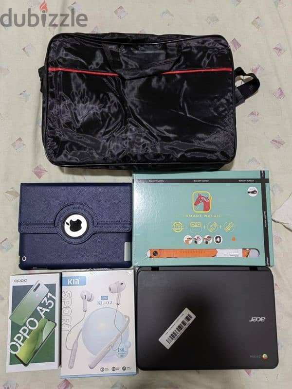 New oppo 256GB PHONE + LAPTOP + CHROME 75bhd only 0