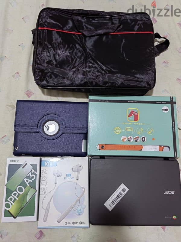 New oppo 256GB PHONE + LAPTOP + CHROME 75bhd only 1