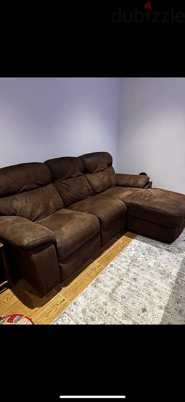 3 Seater Recliner Sofa (Home Center) 1