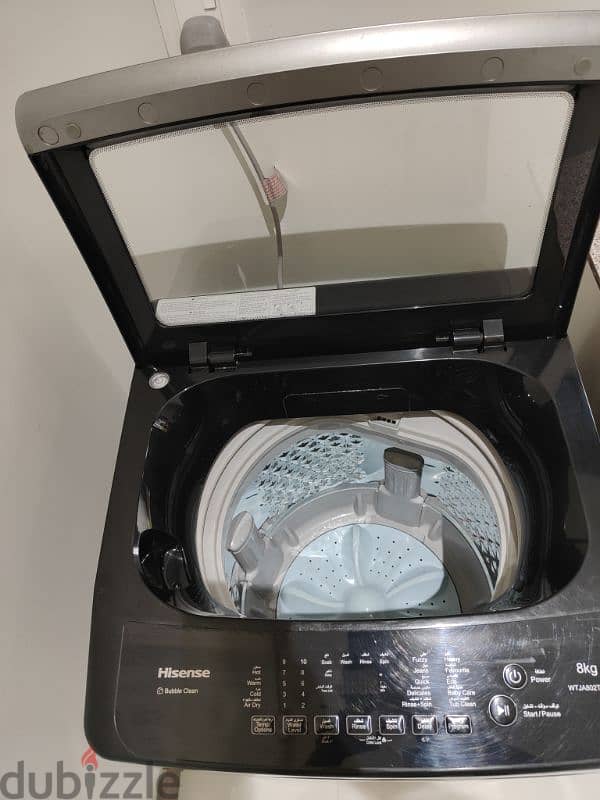 Hisense Top load washing machine 8kg 1