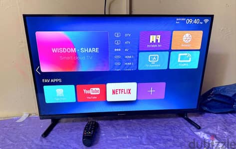 Smart TV 32 inch slim HD same as new with original remote 30 BD last