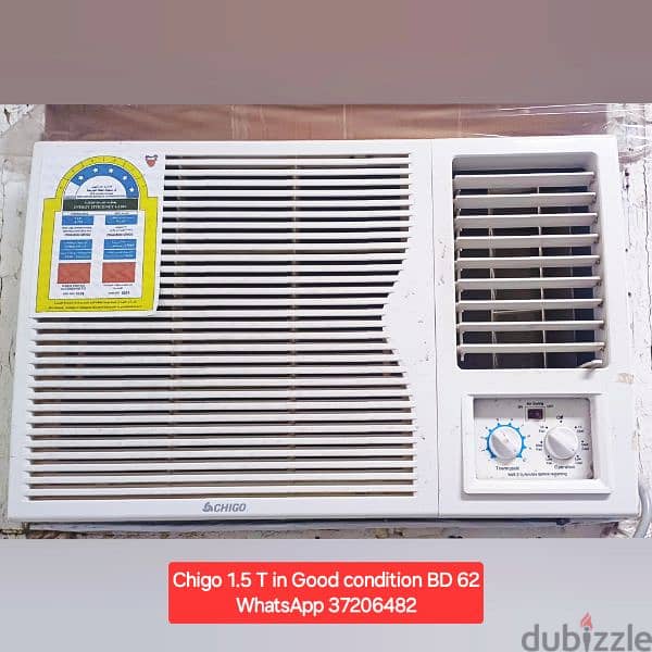 ZENET 2 ton split ac and other items for sale with fixing 2