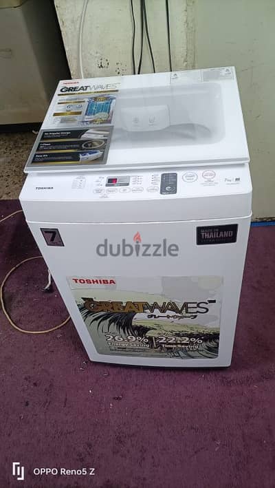 Toshiba fully automatic 7 kg washing machine good condition best work