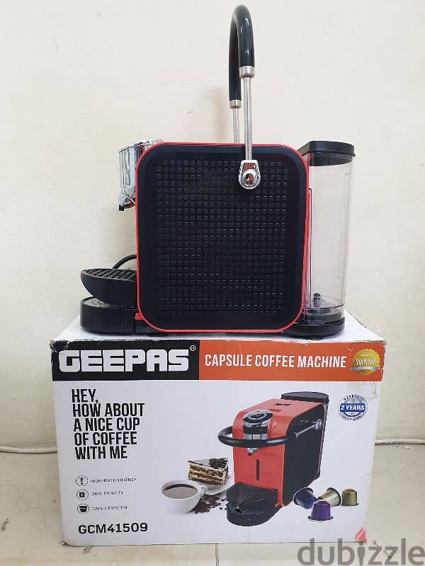 New Geepas Coffee capsule machine - only 15bd 1