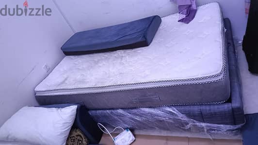 Storage Bed with mattress Size 120/200 Pick up from Riffa 45BD