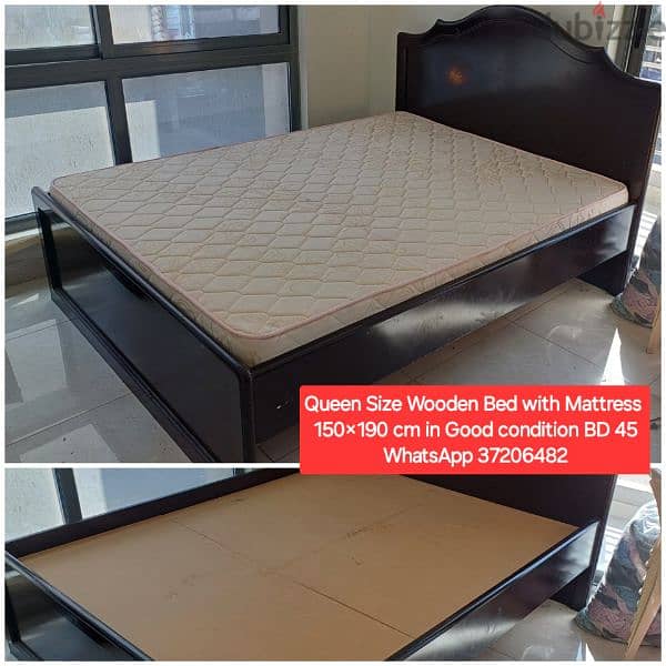 120×200 cm Bed with Mattress and other items for sale with Delivery 3