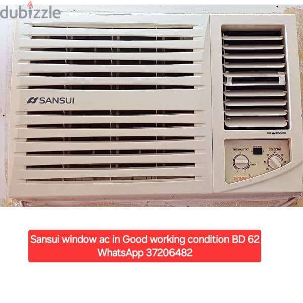 AFTRON 1.5 ton window ac and other acs for sale with fixing 4