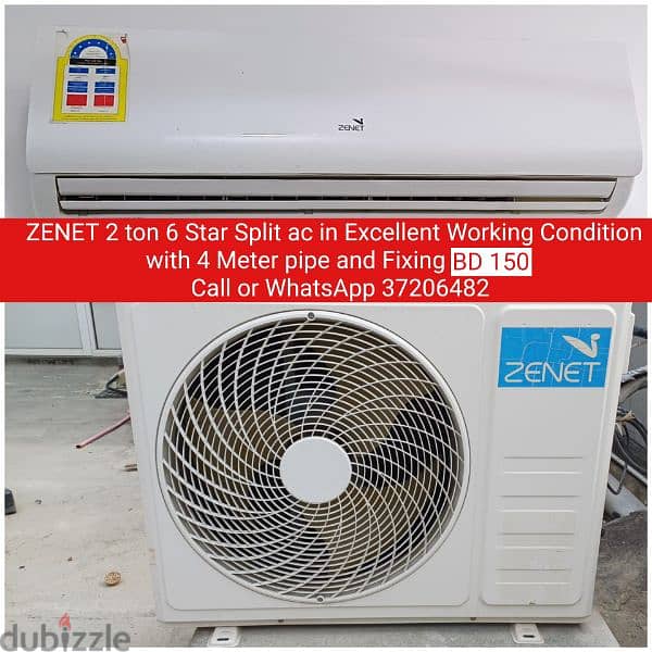 AFTRON 1.5 ton window ac and other acs for sale with fixing 8