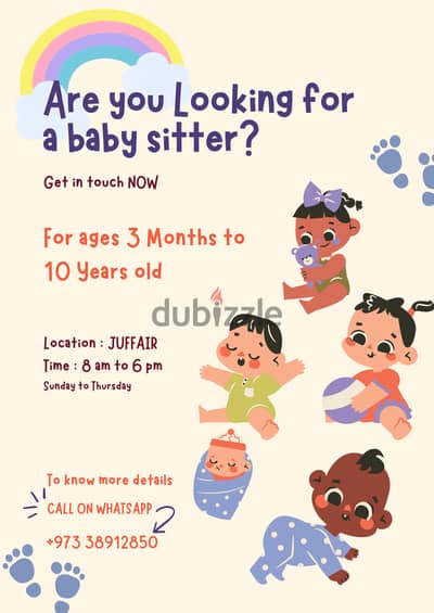 Baby Sitting services - Juffair