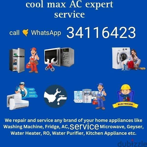 AC service and repair all and washing machine and refrigerator repair 2